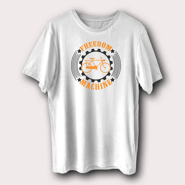 Freedom Machine Bicycle Cycling Men's T-Shirt