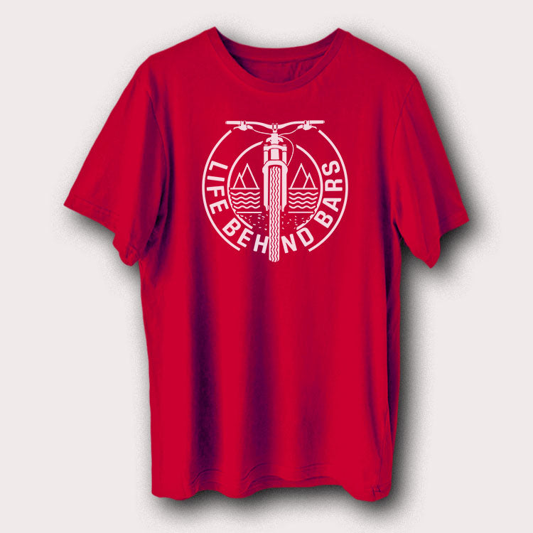 Life Behind Bars Bicycle Cycling Men's T-Shirt