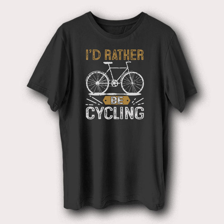 I'd Rather Be Cycling Bicycle Men's T-Shirt