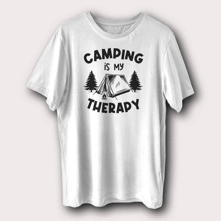Camping Is A Therapy Adventure Outdoor Travel Men's T-Shirt