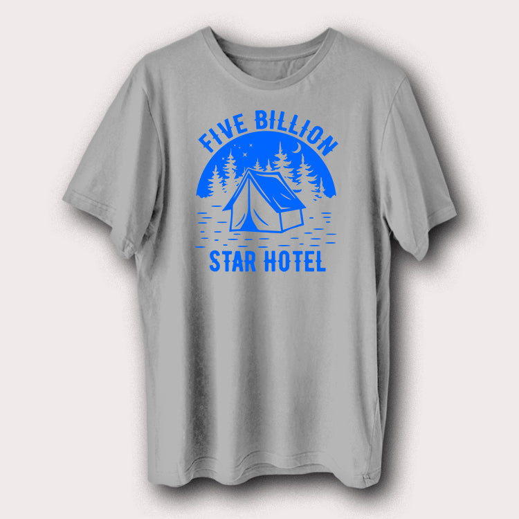 Five Billion Star Hotel Camping Outdoor Travel Men's T-Shirt