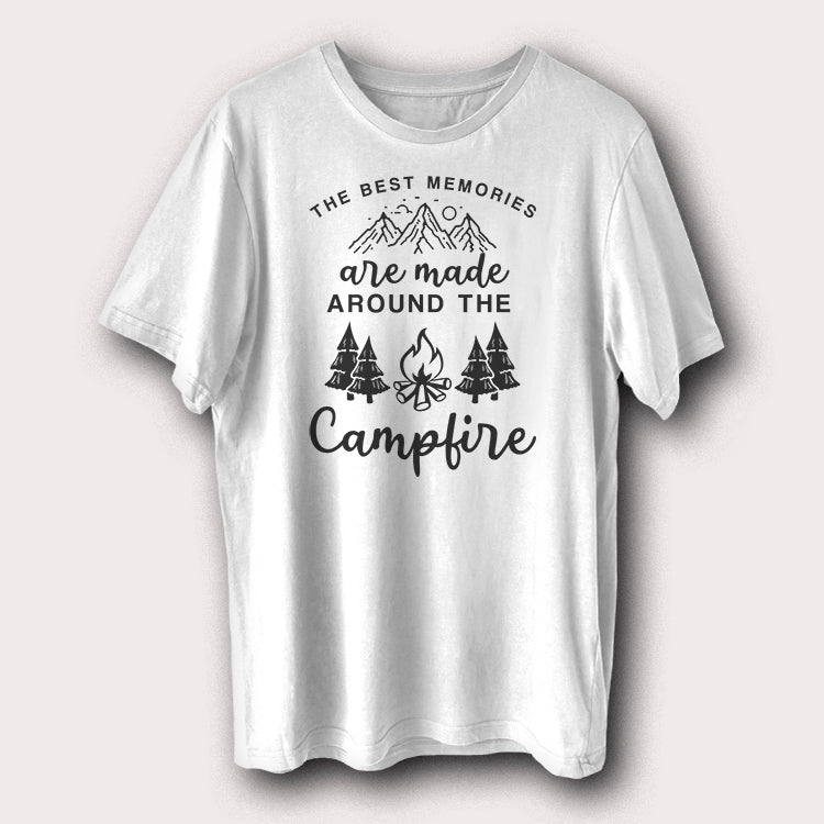 Memories Are Made Around Campfire Outdoor Camping Travel Men's T-Shirt