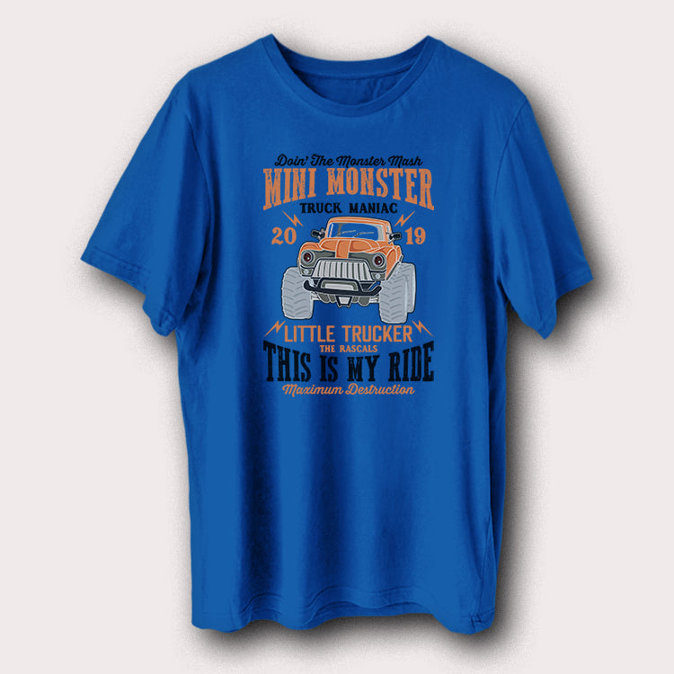 Mini Monster Truck Maniac 2019 This Is My Ride Men's T-Shirt
