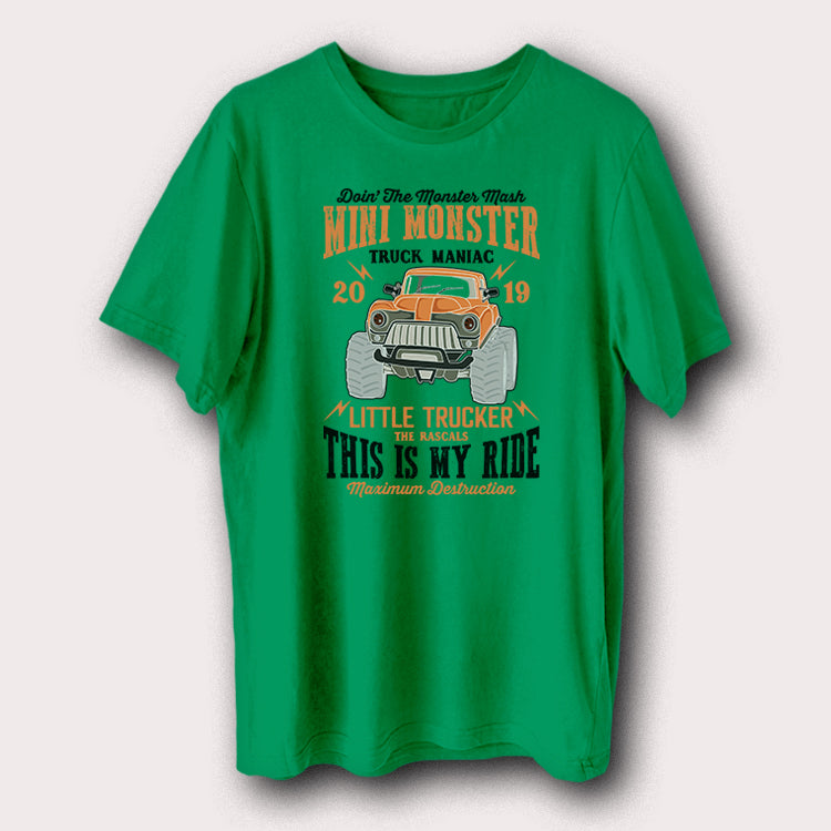 Mini Monster Truck Maniac 2019 This Is My Ride Men's T-Shirt