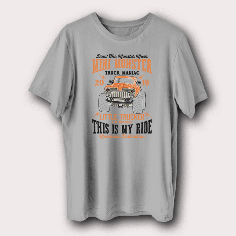 Mini Monster Truck Maniac 2019 This Is My Ride Men's T-Shirt