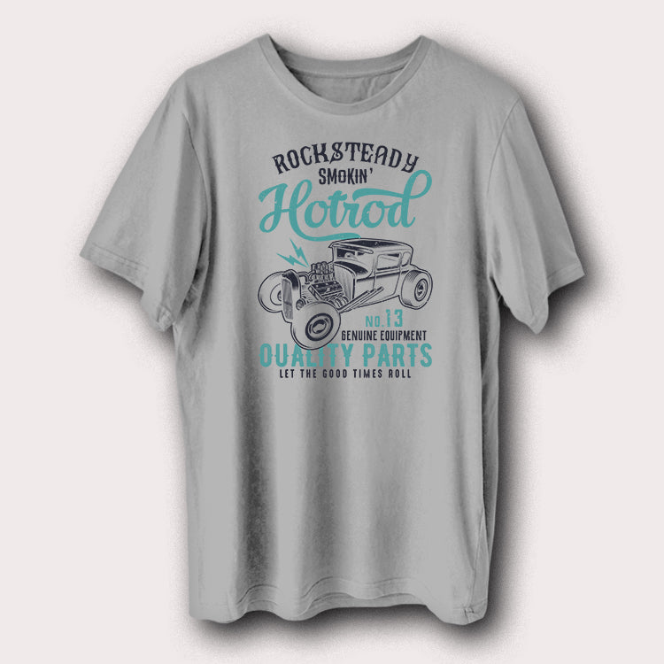 Rocksteady Smokin Hotrod Quality Parts Classic Car Men's T-Shirt