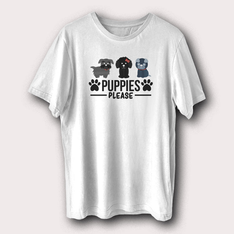 Puppies Please Cute Pet Animal Dog Men's T-Shirt