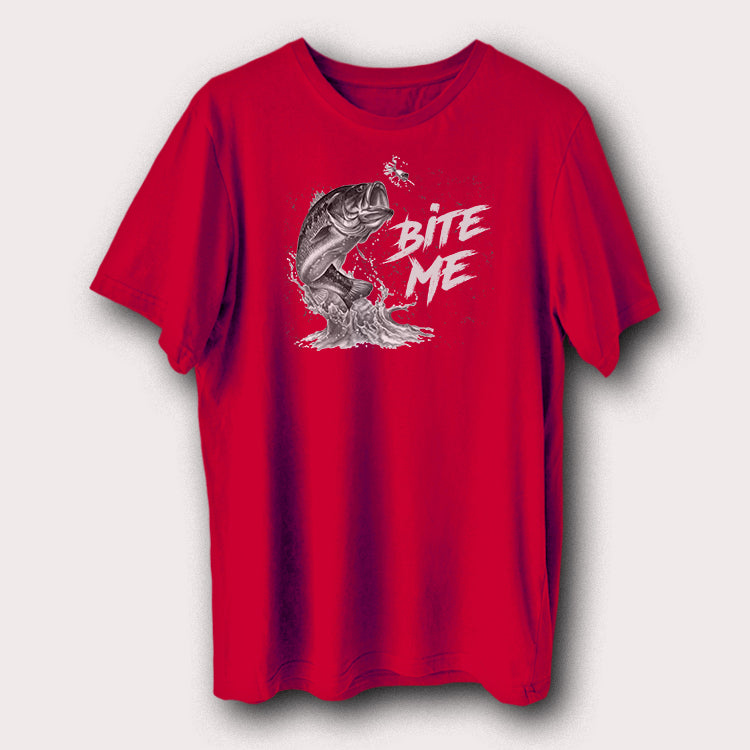 Bite Me Fish Fishing Men's T-Shirt