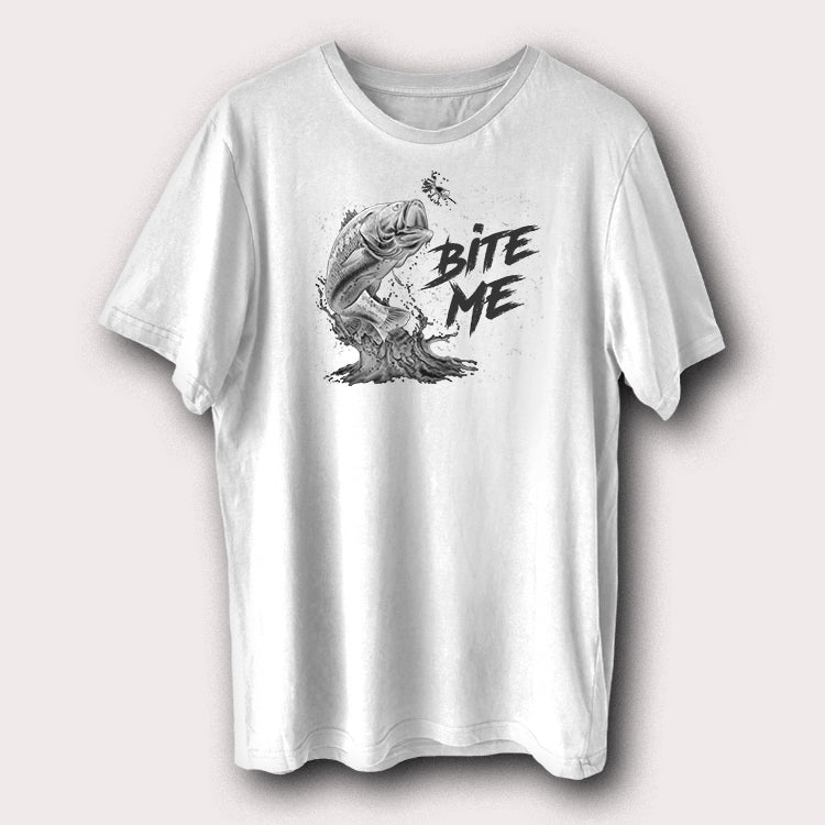 Bite Me Fish Fishing Men's T-Shirt