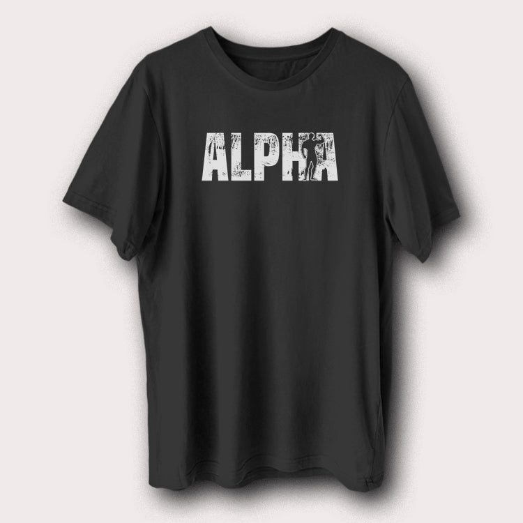 Alpha Gym Bodybuilding Weight Lifting Men's T-Shirt
