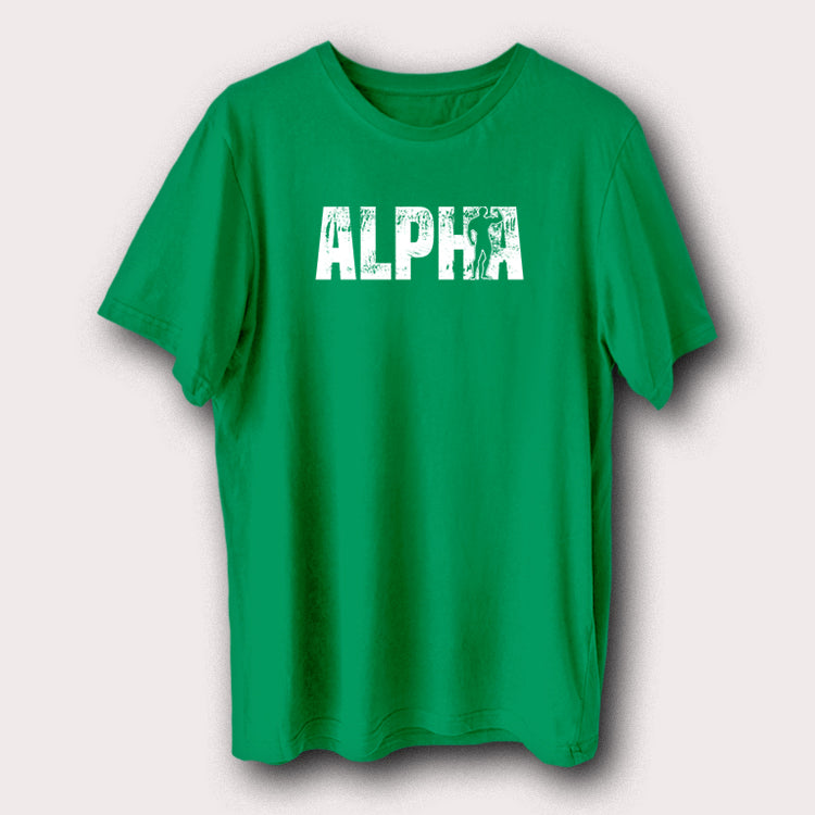 Alpha Gym Bodybuilding Weight Lifting Men's T-Shirt