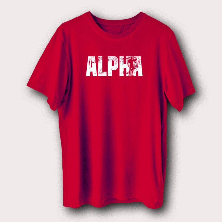 Alpha Gym Bodybuilding Weight Lifting Men's T-Shirt