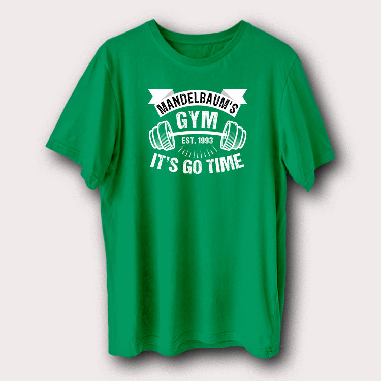 Mandelbaum's Gym It's Go Time Bodybuilding Weight Lifting Men's T-Shirt