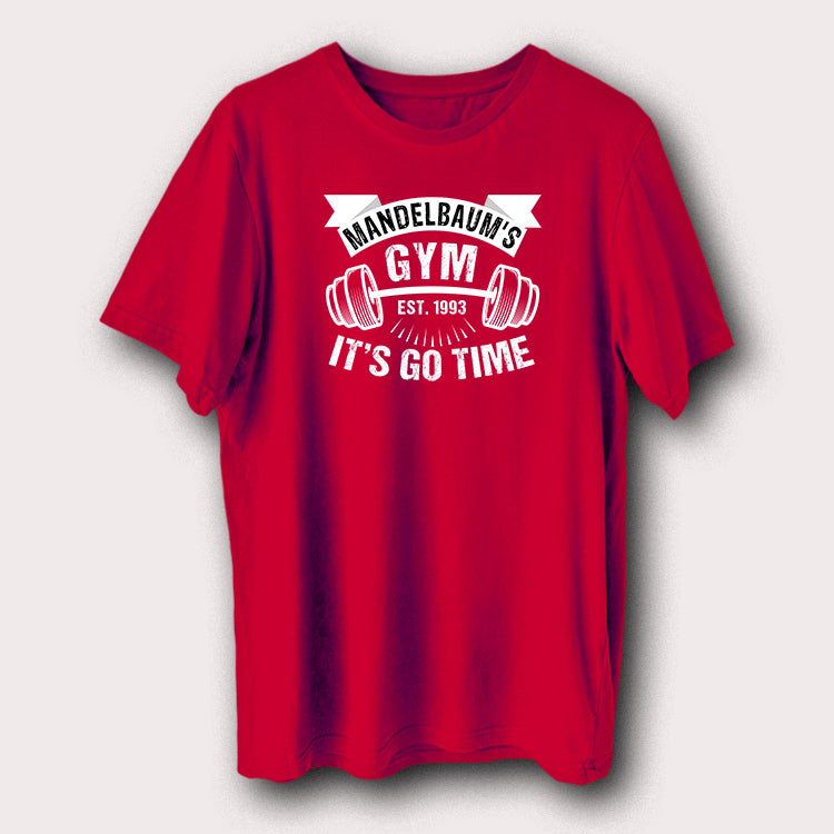 Mandelbaum's Gym It's Go Time Bodybuilding Weight Lifting Men's T-Shirt