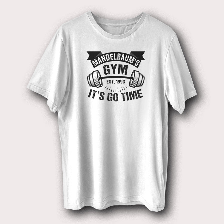 Mandelbaum's Gym It's Go Time Bodybuilding Weight Lifting Men's T-Shirt