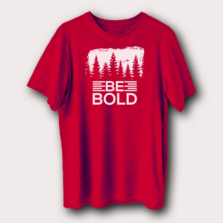 Be Bold Motivational Quote Men's T-Shirt