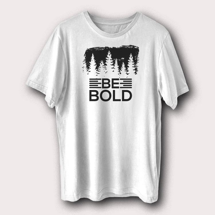 Be Bold Motivational Quote Men's T-Shirt