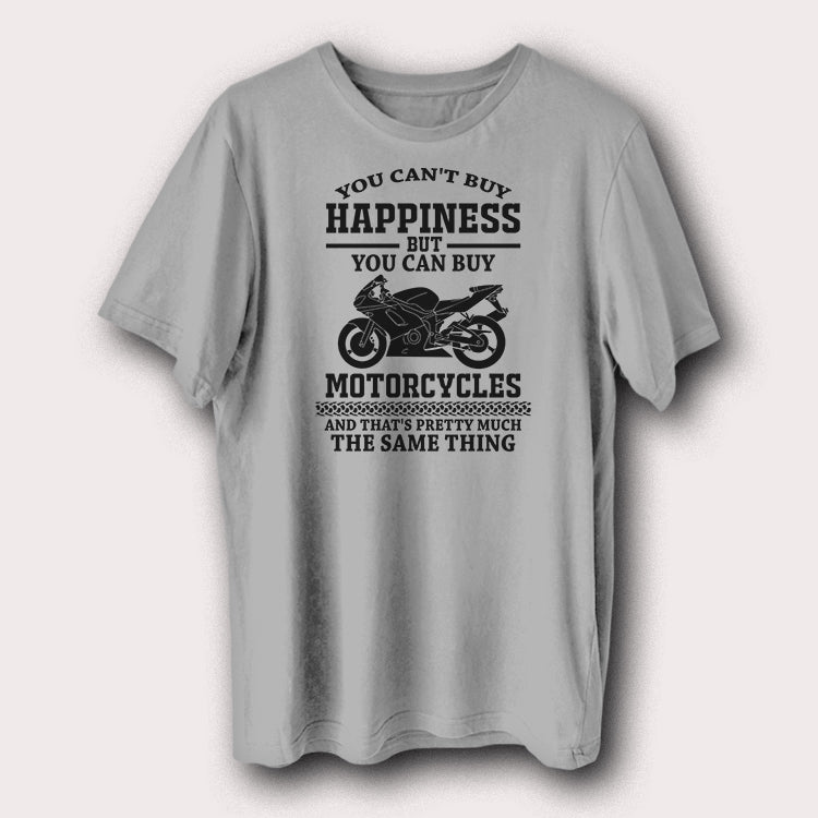 You Can't Buy Happiness But You Can Buy Motorcycles Biker Men's T-Shirt