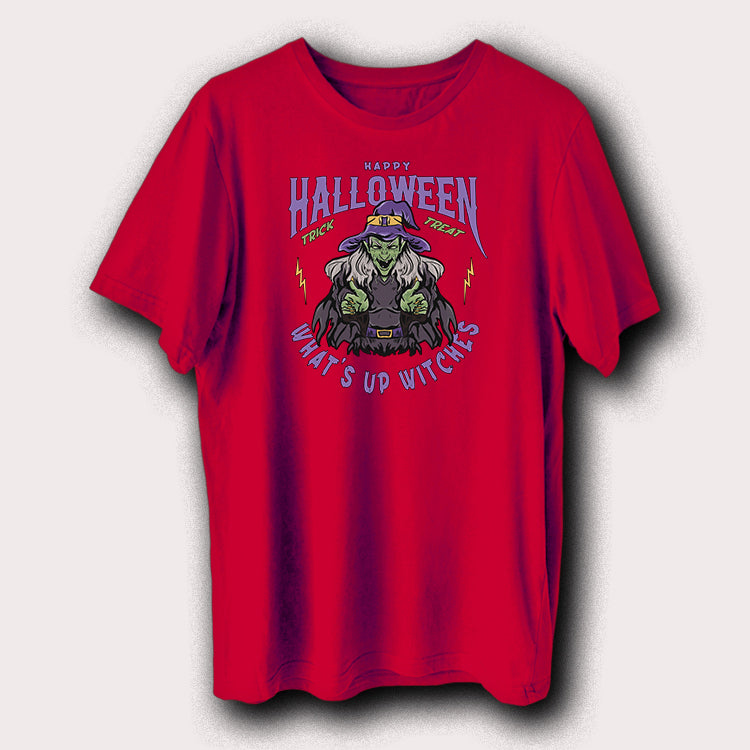 Happy Halloween What’s Up Witches Scary Ghost Halloween Men's T-Shirt