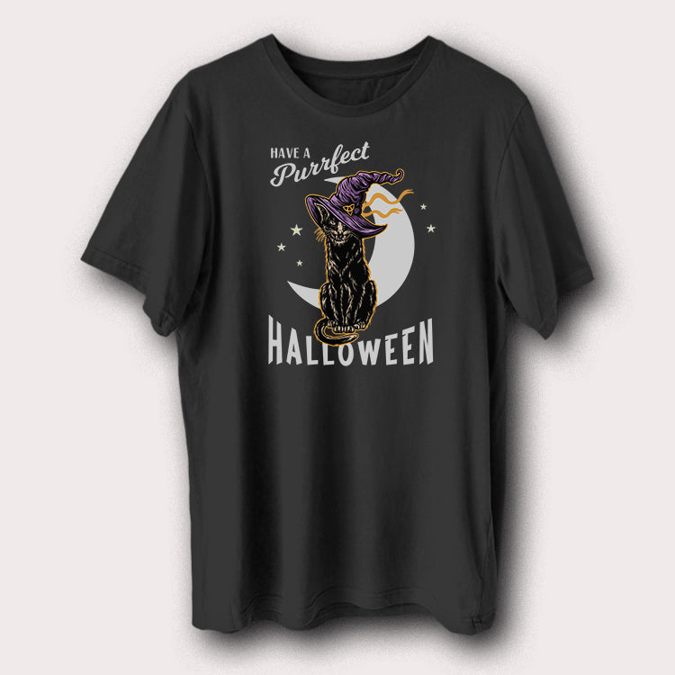 Have A Purrfect Halloween Scary Cat Halloween Men's T-Shirt