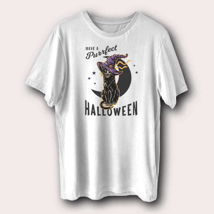 Have A Purrfect Halloween Scary Cat Halloween Men's T-Shirt