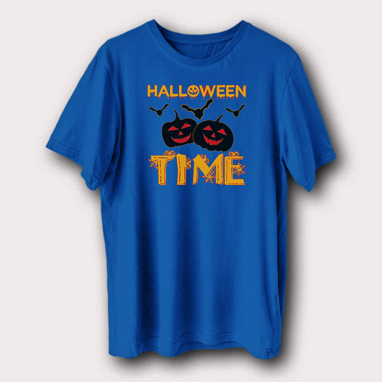 Halloween Time Scary Pumpkins & Bats Halloween Day Men's T-Shirt