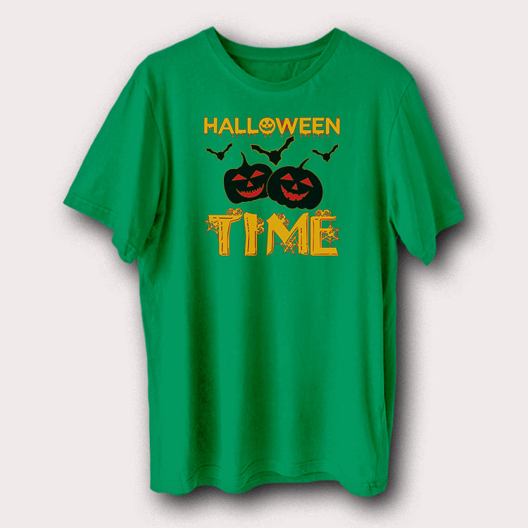 Halloween Time Scary Pumpkins & Bats Halloween Day Men's T-Shirt