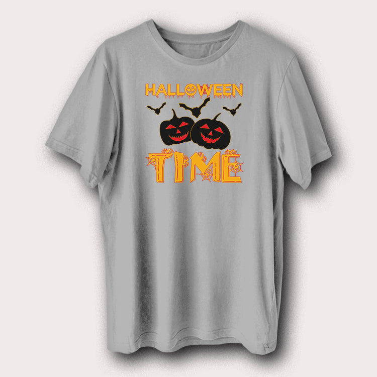 Halloween Time Scary Pumpkins & Bats Halloween Day Men's T-Shirt