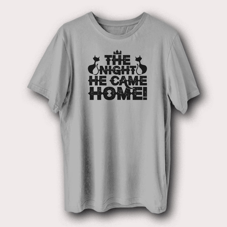 The Night He Came Home Scary Cats Halloween Day Men's T-Shirt