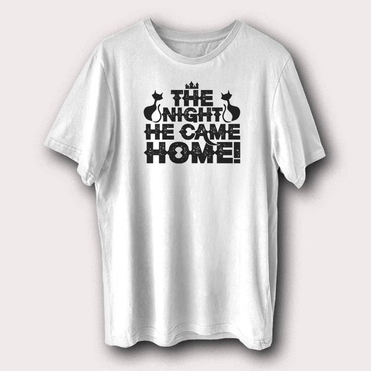 The Night He Came Home Scary Cats Halloween Day Men's T-Shirt