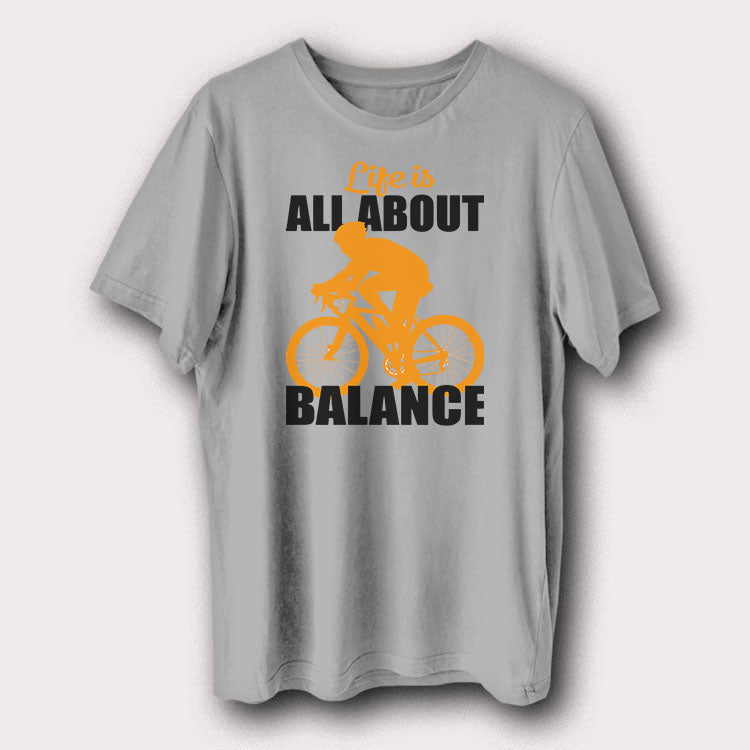 Life Is All About Balance Bicycle Cycling Men's T-Shirt