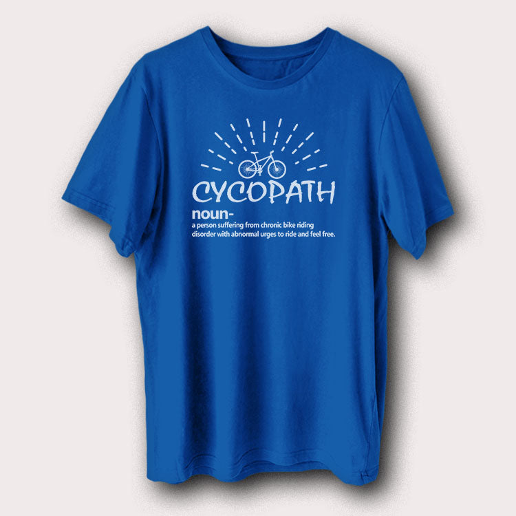 Cycopath Noun Bicycle Cycling Men's T-Shirt