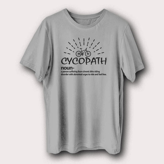 Cycopath Noun Bicycle Cycling Men's T-Shirt
