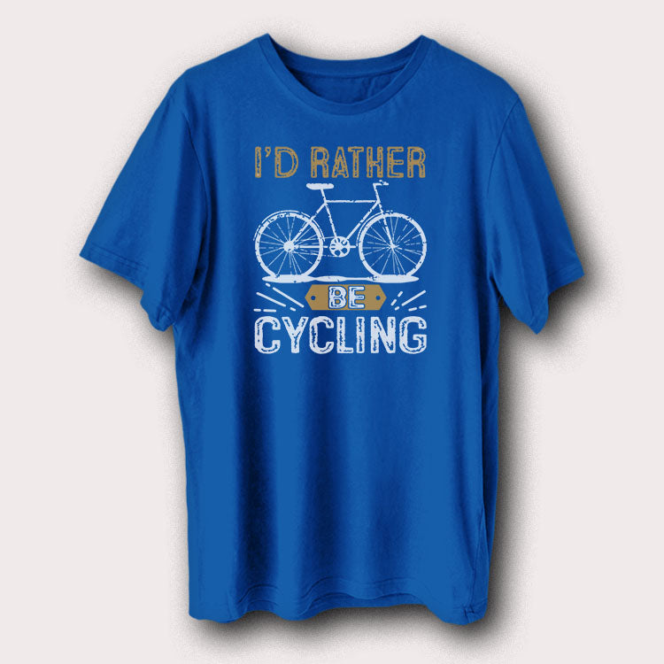 I'd Rather Be Cycling Bicycle Men's T-Shirt