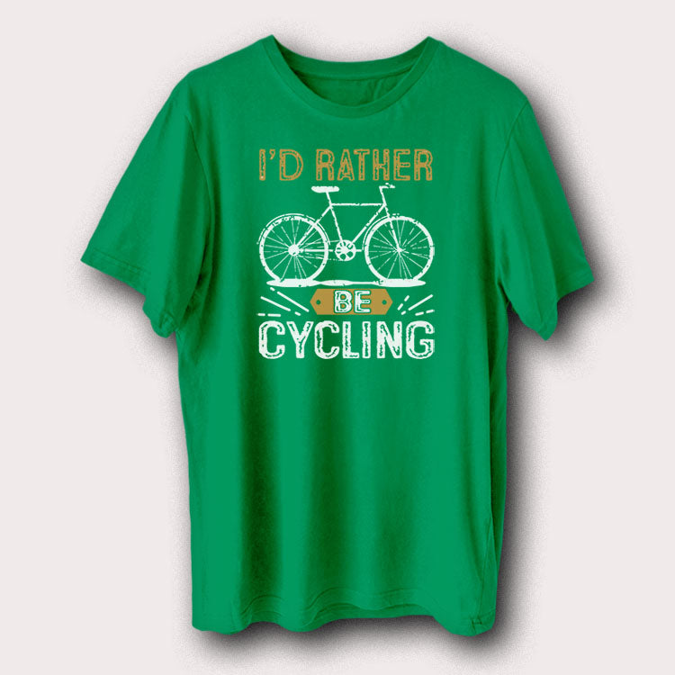 I'd Rather Be Cycling Bicycle Men's T-Shirt