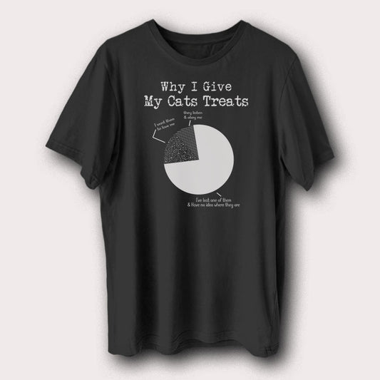 Why I Give My Cats Treats Funny Pet Animal Men's T-Shirt