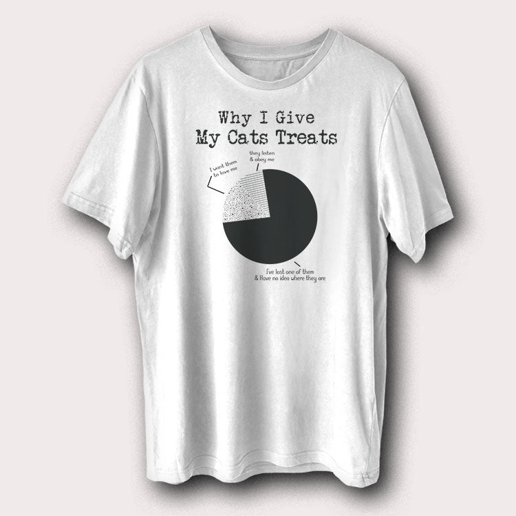 Why I Give My Cats Treats Funny Pet Animal Men's T-Shirt