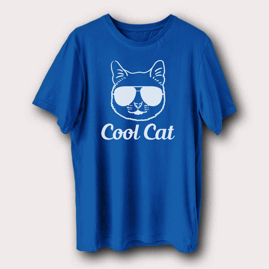 Cool Cat Wearing Sunglasses Funny Pet Animal Men's T-Shirt