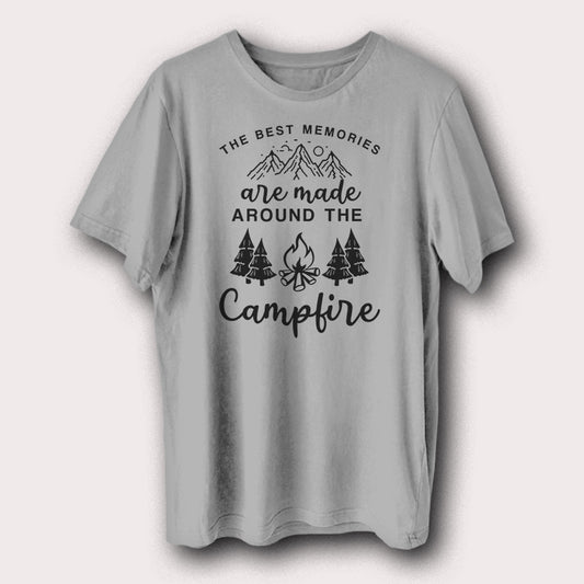 Memories Are Made Around Campfire Outdoor Camping Travel Men's T-Shirt
