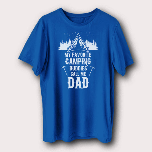 My Favourite Camping Buddies Call Me Dad Outdoor Travel Men's T-Shirt