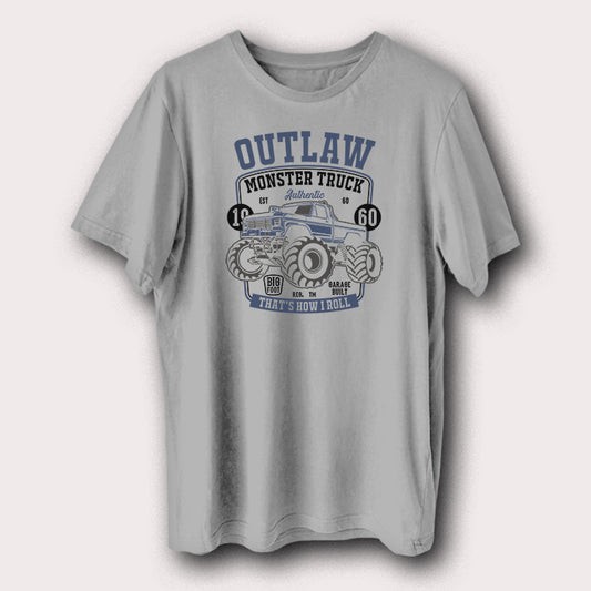 Outlaw Monster Truck 1960 That's How I Roll Men's T-Shirt