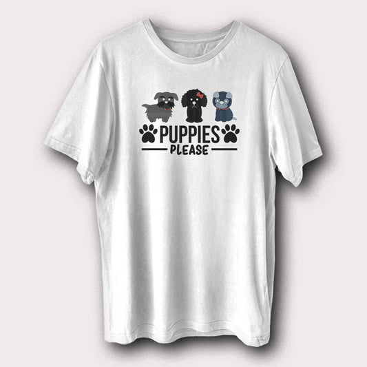 Puppies Please Cute Pet Animal Dog Men's T-Shirt