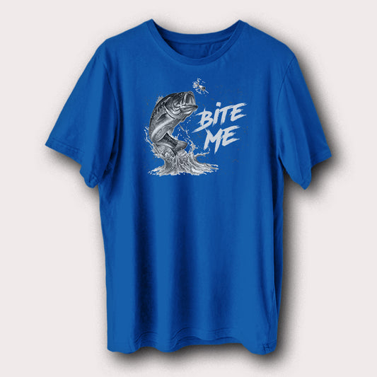 Bite Me Fish Fishing Men's T-Shirt