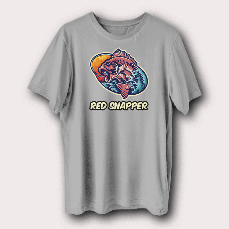 Red Snapper Bait Tackle Fishing Men's T-Shirt