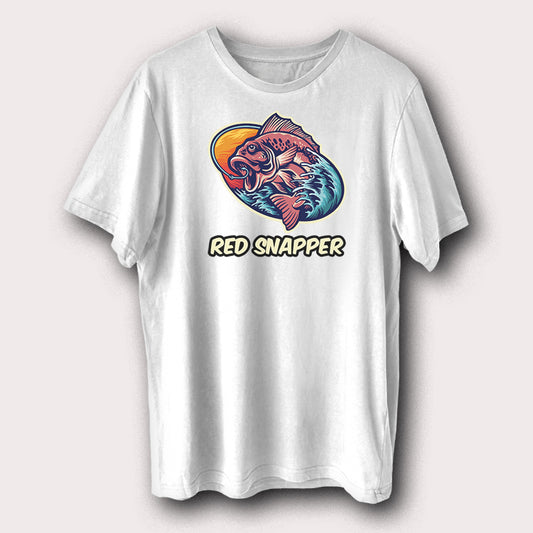 Red Snapper Bait Tackle Fishing Men's T-Shirt