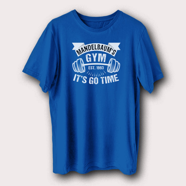 Mandelbaum's Gym It's Go Time Bodybuilding Weight Lifting Men's T-Shirt
