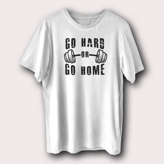 Go Hard Or Go Home Gym Bodybuilding Weight Lifting Men's T-Shirt