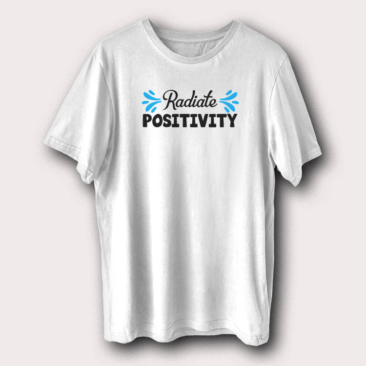 Radiate Positivity Motivational Quote Men's T-Shirt