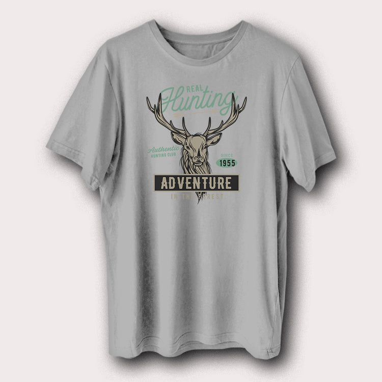Real Hunting Adventure Since 1955 Hunting Hunters Men's T-Shirt
