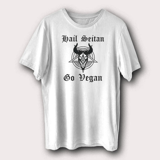 Hail Seitan Go Vegan Vegetarian Men's T-Shirt